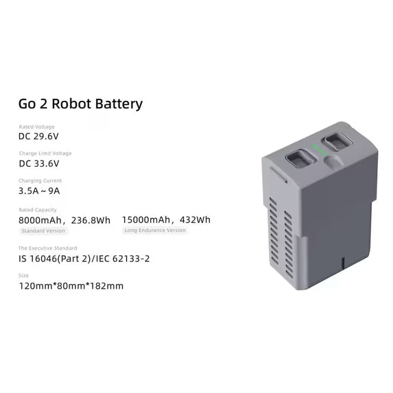 Unitree Go2 Battery, Long Range